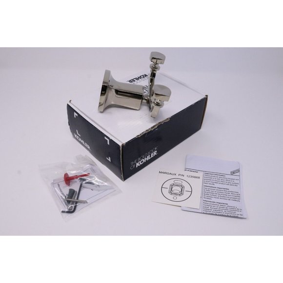 Kohler Margaux Double Robe Hook K-16256-CP in Polished Chrome Finish Free Ship - Picture 5 of 7